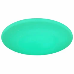 Luminaires Globo Lighting Plafonnier Globo RENA LED Blanc, 1 lumière, Télécommandes, Changeur de couleurs