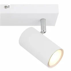 Luminaires Globo Lighting Plafonnier Globo ROBBY Chrome, Blanc, 2 lumières* Spots Et Projecteurs