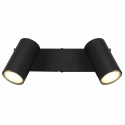 Luminaires Globo Lighting Plafonnier Globo ROBBY Noir, 2 lumières* Spots Et Projecteurs