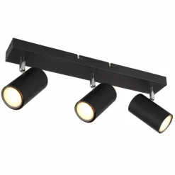 Luminaires Globo Lighting Plafonnier Globo ROBBY Noir, 3 lumières* Spots Et Projecteurs