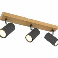 Luminaires Globo Lighting Plafonnier Globo ROBBY Noir, 3 lumières* Spots Et Projecteurs