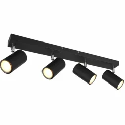 Luminaires Globo Lighting Plafonnier Globo ROBBY Noir, 4 lumières* Spots Et Projecteurs