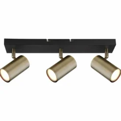 Luminaires Globo Lighting Plafonnier Globo ROBBY Noir, 3 lumières* Spots Et Projecteurs