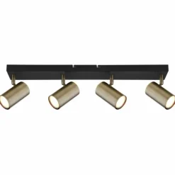 Luminaires Globo Lighting Plafonnier Globo ROBBY Noir, 4 lumières* Spots Et Projecteurs