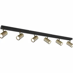 Luminaires Globo Lighting Plafonnier Globo ROBBY Noir, 6 lumières* Spots Et Projecteurs