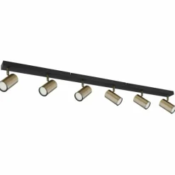 Luminaires Globo Lighting Plafonnier Globo ROBBY Noir, 6 lumières* Spots Et Projecteurs