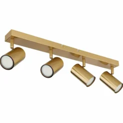 Lampes Dorées-Luminaires Globo Lighting Plafonnier Globo ROBBY Or, 4 lumières