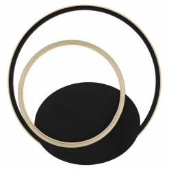 Lampes Dorées-Luminaires Globo Lighting Plafonnier Globo RODAN LED Noir, 1 lumière, Télécommandes