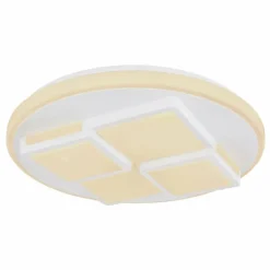 Luminaires Globo Lighting Plafonnier Globo RODERICK LED Blanc, 1 lumière, Télécommandes