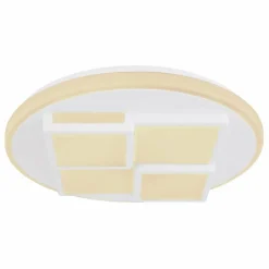 Luminaires Globo Lighting Plafonnier Globo RODERICK LED Blanc, 1 lumière, Télécommandes