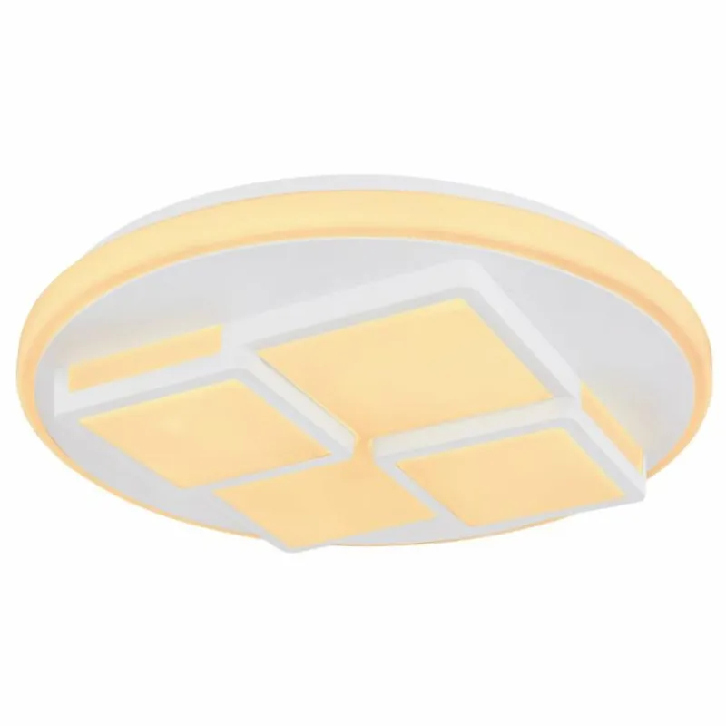 Luminaires Globo Lighting Plafonnier Globo RODERICK LED Blanc, 1 lumière, Télécommandes