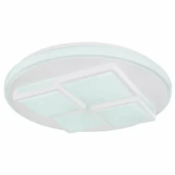 Luminaires Globo Lighting Plafonnier Globo RODERICK LED Blanc, 1 lumière, Télécommandes