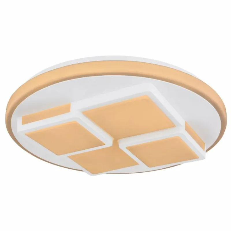 Luminaires Globo Lighting Plafonnier Globo RODERICK LED Blanc, 1 lumière, Télécommandes