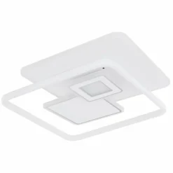 Luminaires Globo Lighting Plafonnier Globo RODERICK LED Blanc, 1 lumière, Télécommandes* Éclairage Led