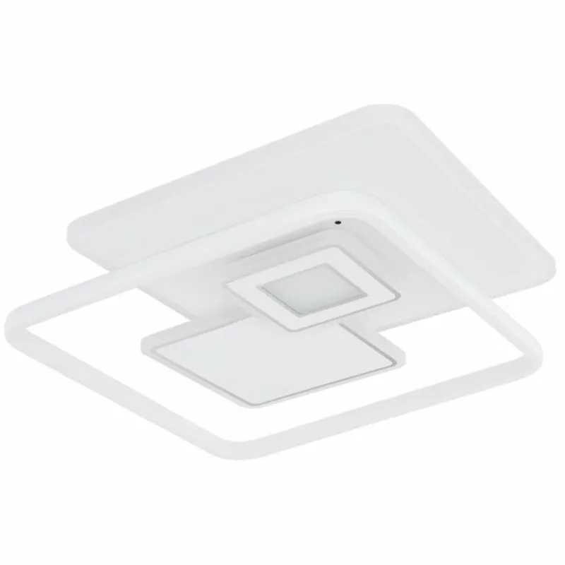 Luminaires Globo Lighting Plafonnier Globo RODERICK LED Blanc, 1 lumière, Télécommandes* Éclairage Led