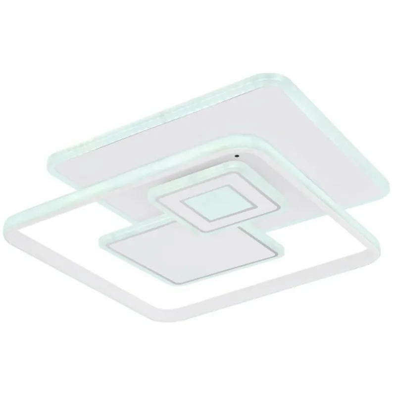 Luminaires Globo Lighting Plafonnier Globo RODERICK LED Blanc, 1 lumière, Télécommandes* Éclairage Led