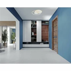 Luminaires Globo Lighting Plafonnier Globo RODERICK LED Blanc, 1 lumière, Télécommandes