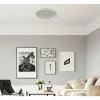 Luminaires Globo Lighting Plafonnier Globo RONDA LED Gris, 1 lumière, Télécommandes* Éclairage Led