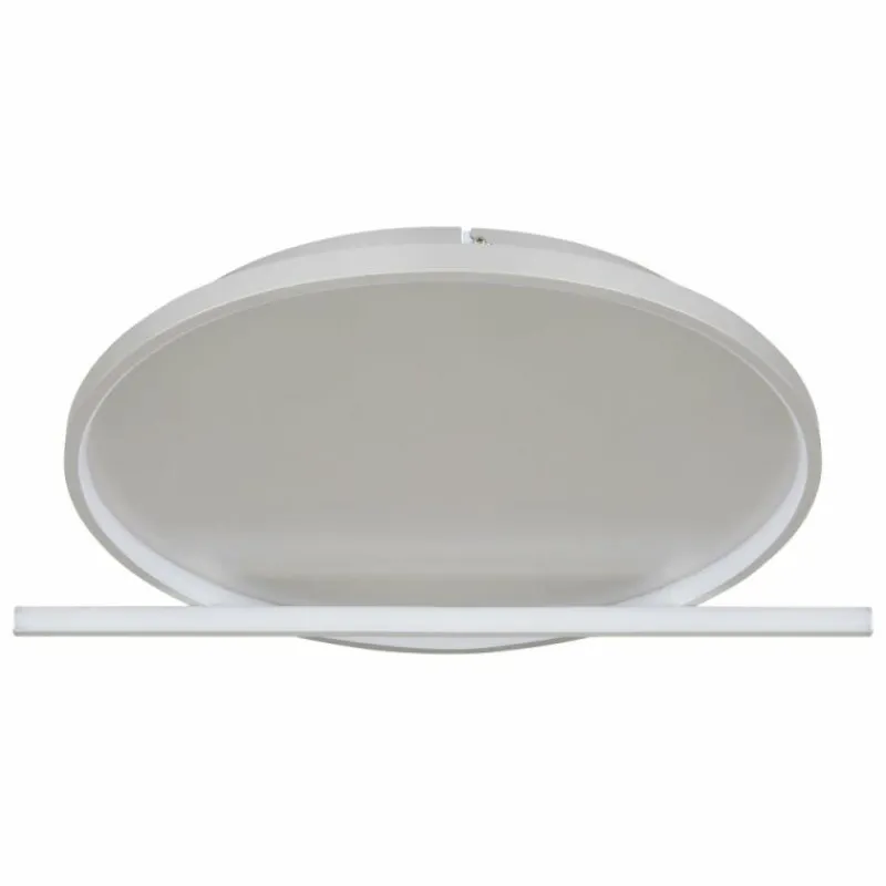 Luminaires Globo Lighting Plafonnier Globo RONDA LED Gris, 1 lumière, Télécommandes* Éclairage Led