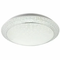 Luminaires Globo Lighting Plafonnier Globo RONJA LED Blanc, 1 lumière, Télécommandes* Éclairage Led