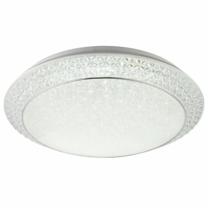 Luminaires Globo Lighting Plafonnier Globo RONJA LED Blanc, 1 lumière, Télécommandes* Éclairage Led