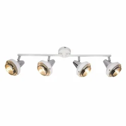 Luminaires Globo Lighting Plafonnier Globo RORGE Blanc, 4 lumières* Spots Et Projecteurs