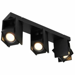 Luminaires Globo Lighting Plafonnier Globo RORY Noir, 3 lumières* Spots Et Projecteurs