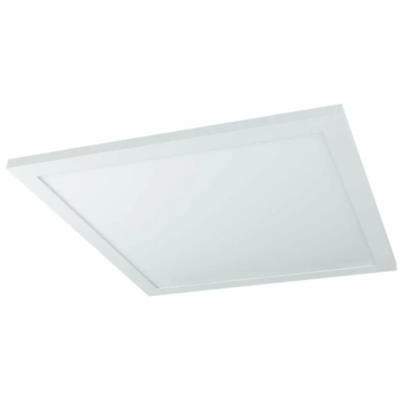 Luminaires Globo Lighting Plafonnier Globo ROSI LED Blanc, 1 lumière, Télécommandes, Changeur de couleurs