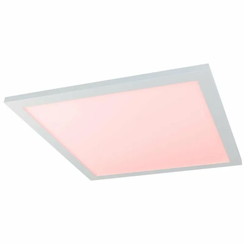 Luminaires Globo Lighting Plafonnier Globo ROSI LED Blanc, 1 lumière, Télécommandes, Changeur de couleurs