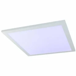 Luminaires Globo Lighting Plafonnier Globo ROSI LED Blanc, 1 lumière, Télécommandes, Changeur de couleurs