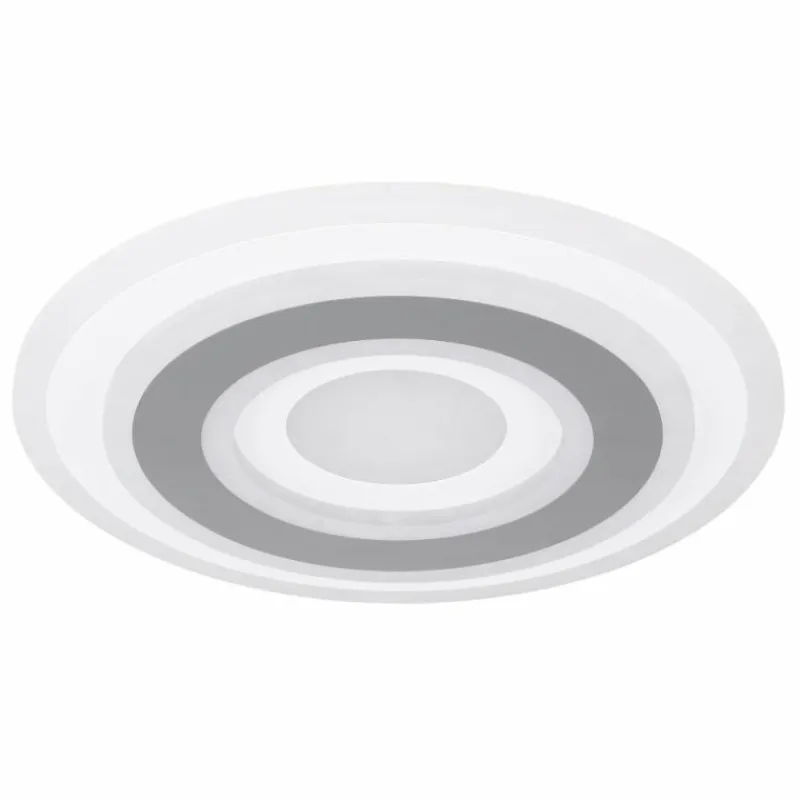 Luminaires Globo Lighting Plafonnier Globo SABATINO LED Blanc, 1 lumière, Télécommandes* Éclairage Led