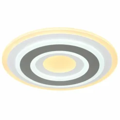 Luminaires Globo Lighting Plafonnier Globo SABATINO LED Blanc, 1 lumière, Télécommandes* Éclairage Led