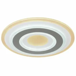 Luminaires Globo Lighting Plafonnier Globo SABATINO LED Blanc, 1 lumière, Télécommandes* Éclairage Led