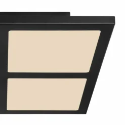 Luminaires Globo Lighting Plafonnier Globo SAHIDA LED Noir, 1 lumière, Télécommandes, Changeur de couleurs