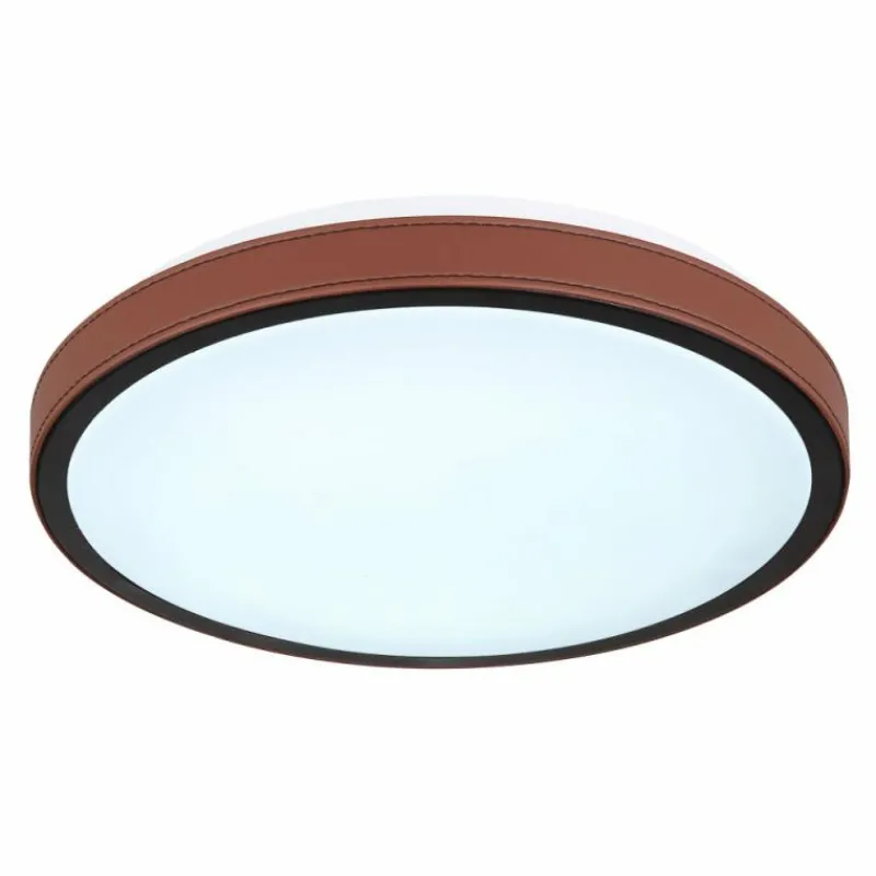 Luminaires Globo Lighting Plafonnier Globo SAMMI LED Brun, Noir, Blanc, 1 lumière* Éclairage Led