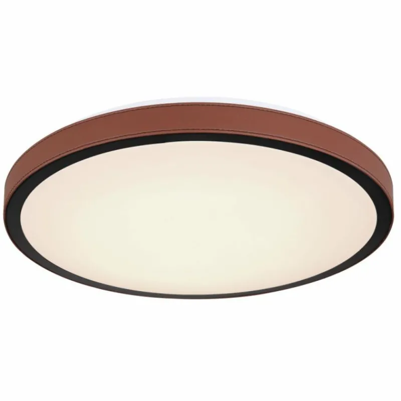 Luminaires Globo Lighting Plafonnier Globo SAMMI LED Brun, Noir, Blanc, 1 lumière* Éclairage Led