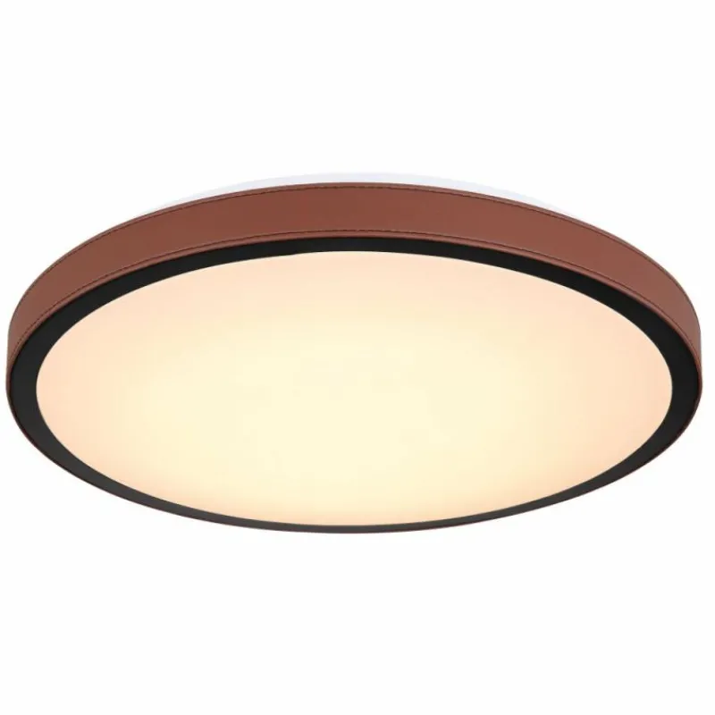 Luminaires Globo Lighting Plafonnier Globo SAMMI LED Brun, Noir, Blanc, 1 lumière* Éclairage Led