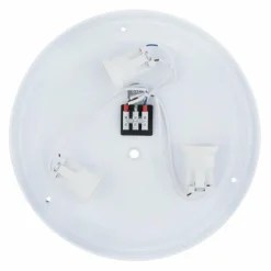 Lampes En Tissu-Luminaires Globo Lighting Plafonnier Globo SANNA Blanc, 3 lumières