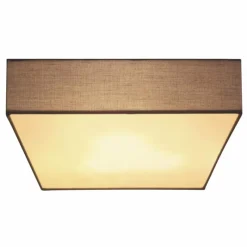 Lampes En Tissu-Luminaires Globo Lighting Plafonnier Globo SANNA Blanc, 3 lumières