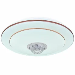 Luminaires Globo Lighting Plafonnier Globo SANTINA LED Blanc, 1 lumière, Télécommandes