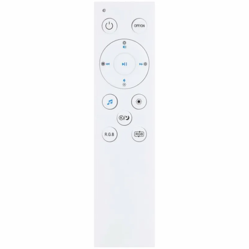 Luminaires Globo Lighting Plafonnier Globo SANTINA LED Blanc, 1 lumière, Télécommandes