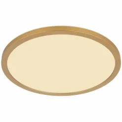 Luminaires Globo Lighting Plafonnier Globo SAPANA LED Laiton, Blanc, 1 lumière* Éclairage Led