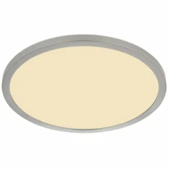 Luminaires Globo Lighting Plafonnier Globo SAPANA LED Nickel mat, Blanc, 1 lumière* Éclairage Led