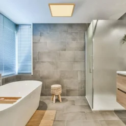 Luminaires Globo Lighting Plafonnier Globo SAPANA LED Laiton, Blanc, 1 lumière* Éclairage Led