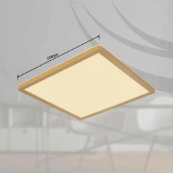 Luminaires Globo Lighting Plafonnier Globo SAPANA LED Laiton, Blanc, 1 lumière* Éclairage Led