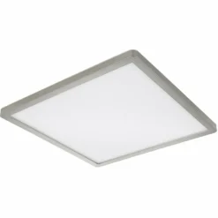Luminaires Globo Lighting Plafonnier Globo SAPANA LED Nickel mat, Blanc, 1 lumière* Éclairage Led