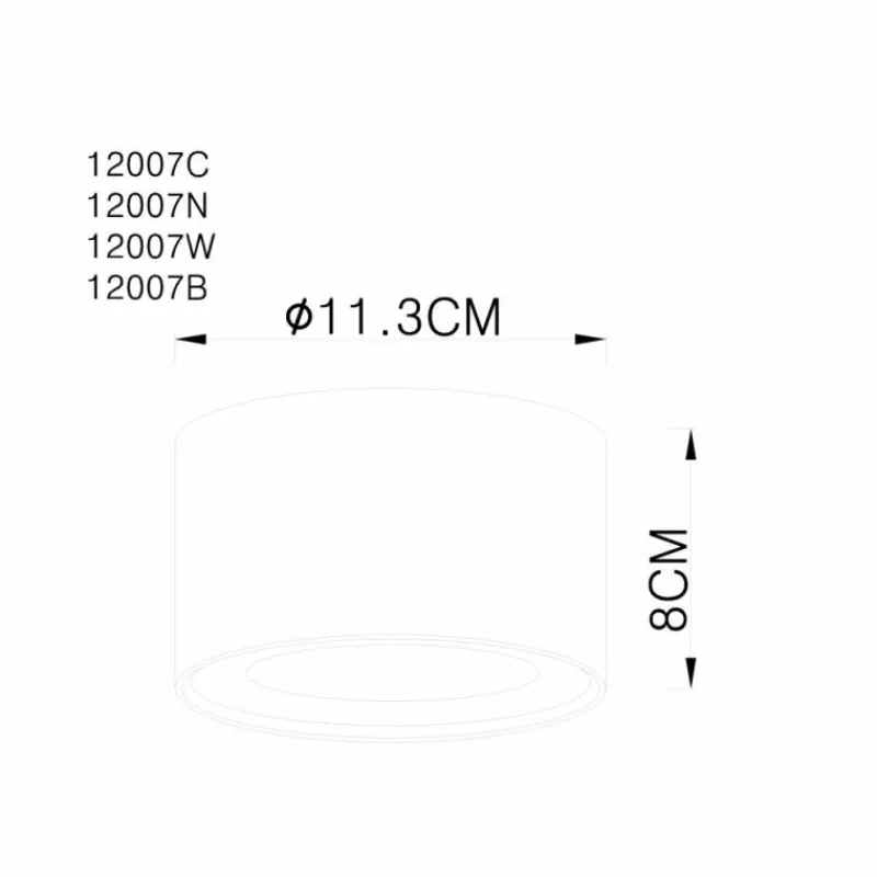 Luminaires Globo Lighting Plafonnier Globo SERENA LED Noir, 1 lumière
