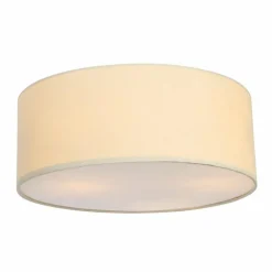 Lampes En Tissu-Luminaires Globo Lighting Plafonnier Globo SIMONE Blanc, 3 lumières