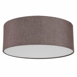 Lampes En Tissu-Luminaires Globo Lighting Plafonnier Globo SIMONE Blanc, 3 lumières