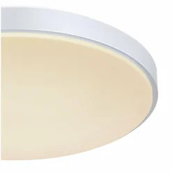 Luminaires Globo Lighting Plafonnier Globo SONNY LED Argenté, Blanc, 1 lumière, Télécommandes* Éclairage Led